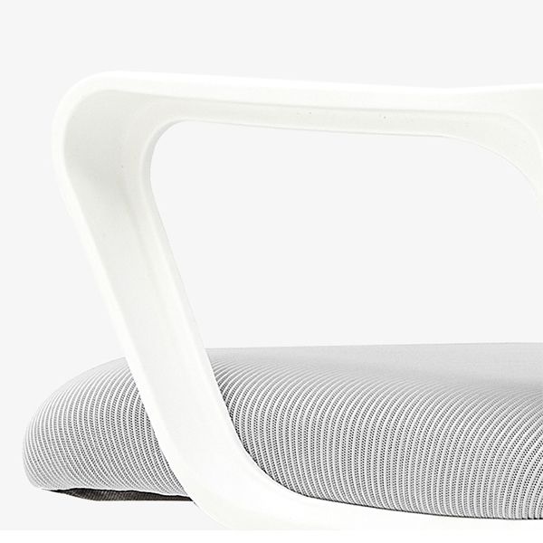 Modern Fixed Arms Desk Chair Mid Back Ergonomic Mesh Task Chair