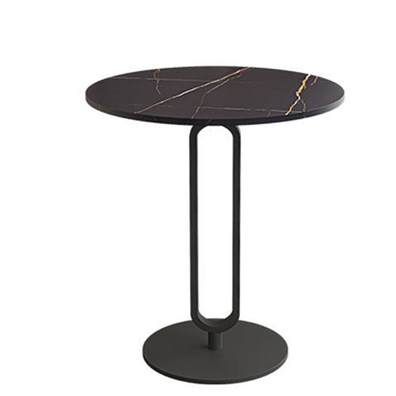 Pedestal Base Design Marble Table Metal Base Round Side Table