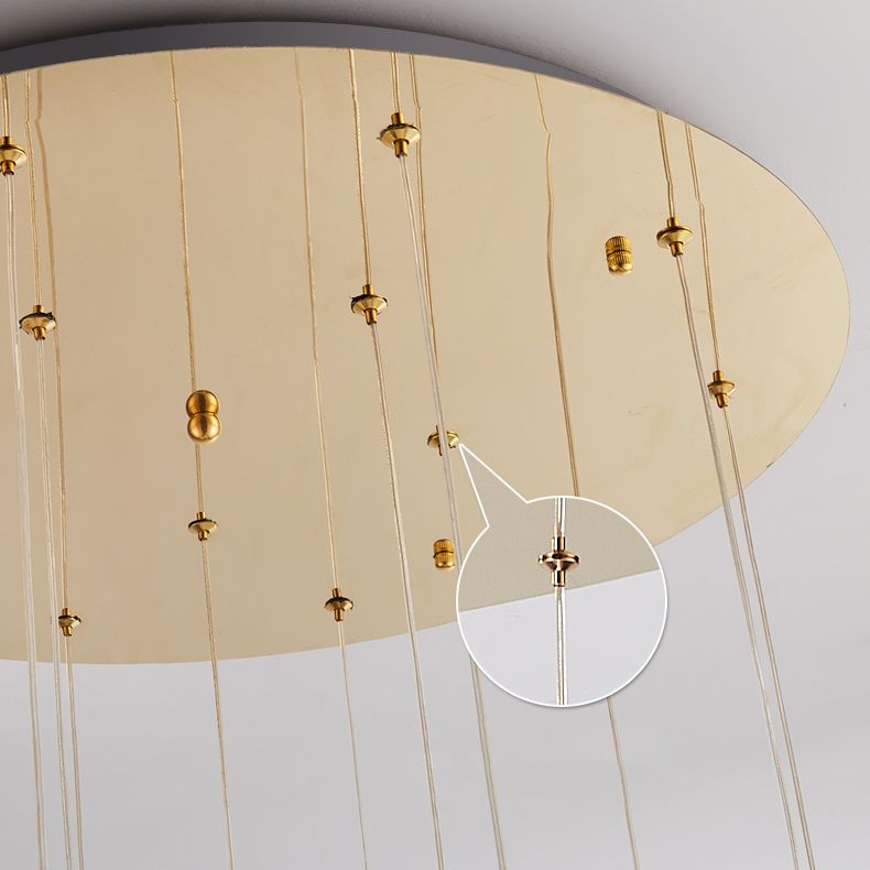 Luz de colgante de clúster de mariposa acrílica Estilo moderno Multi luces transparentes Luz de techo colgante