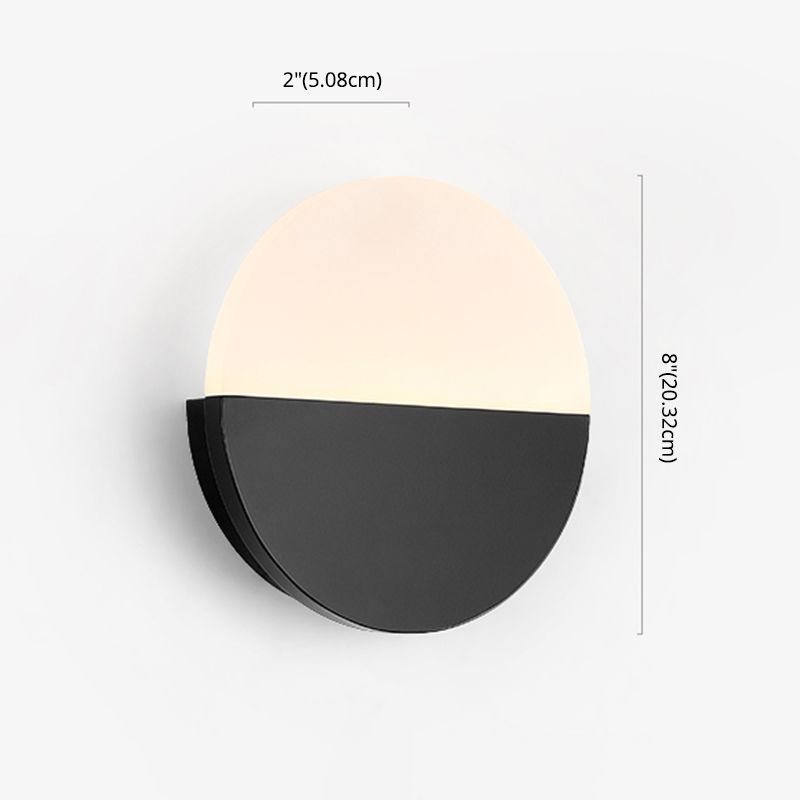 Modern Nordic LED Circle a parete Montata a parete Light Acrilic Wall Lamp per corridoio