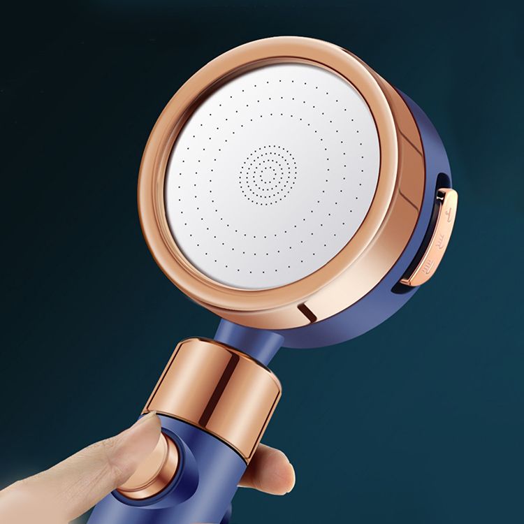 Round Hand Shower Adjustable Water Flow Wall-Mount Showerhead