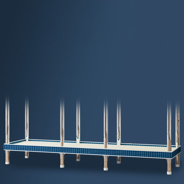 Contemporary Style Wardrobe Metal 1-Door Wardrobe Closet With Legs