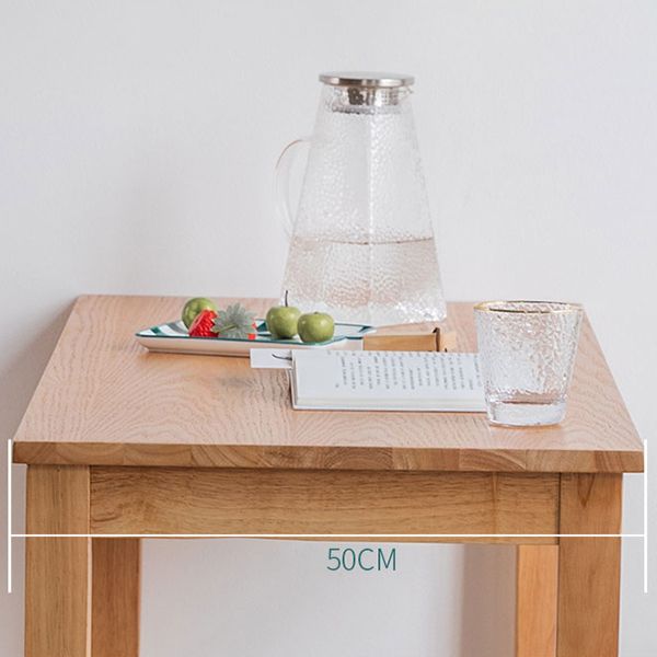 Contemporary Rectangle Solid Wood Living Room Bar Dining Table