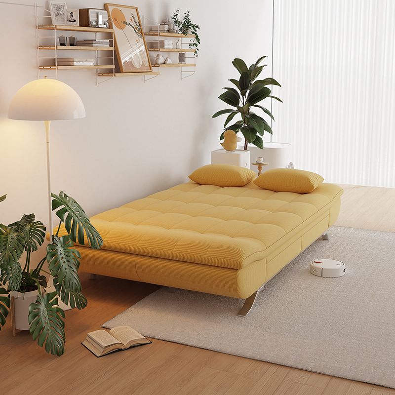 21" Wide Glam Sleeper Sofa Pillow Included Storage Sleeper Sofa