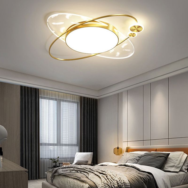 Plafonniers encastrés Simplicity avec plafonnier LED à motif de plumes