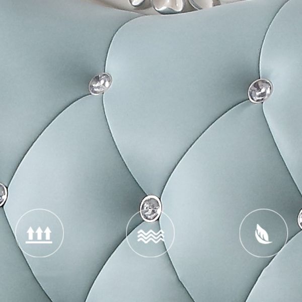 74" Wide French Country Sectional Sofa Leather Sleeper Sectional