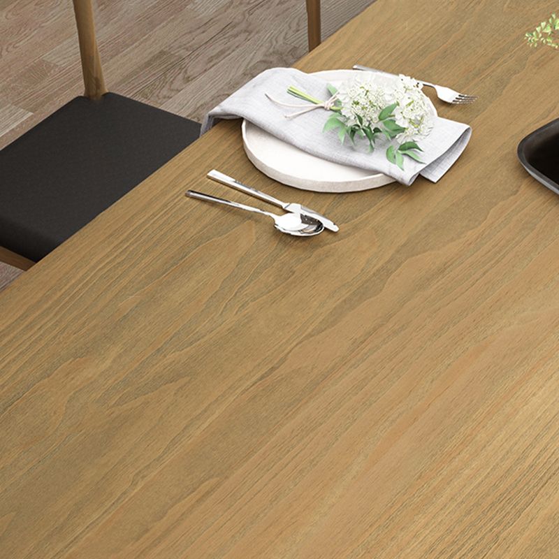 Modern Irregular Shape Dining Table Solid Wood Table with 3 Legs for Restaurant