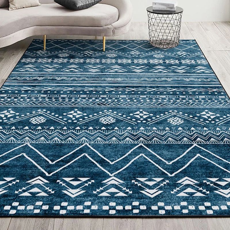 Tapis de dossier de bœuf Bohemian Simple Multicolor Tapis de support de secours de secours pour le salon