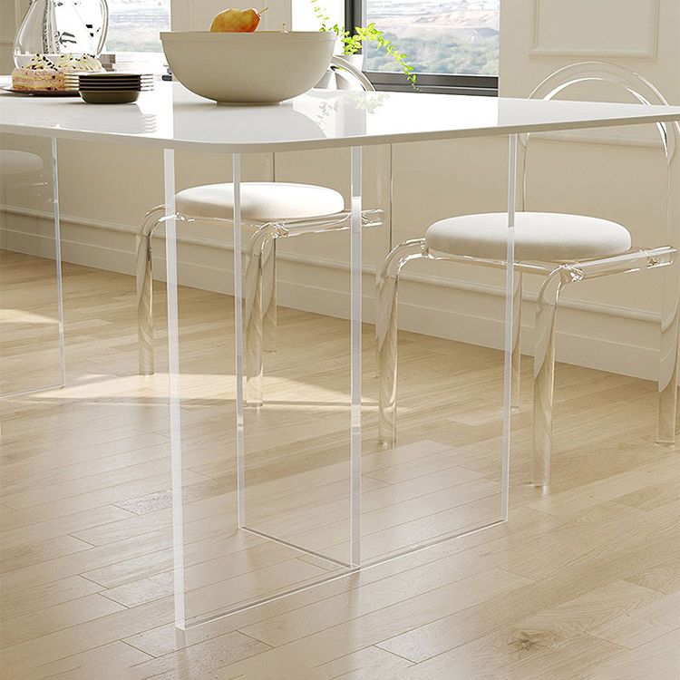 Modern 1/7 Pieces Dining Set Rectangle Stone Dining Table for Kitchen