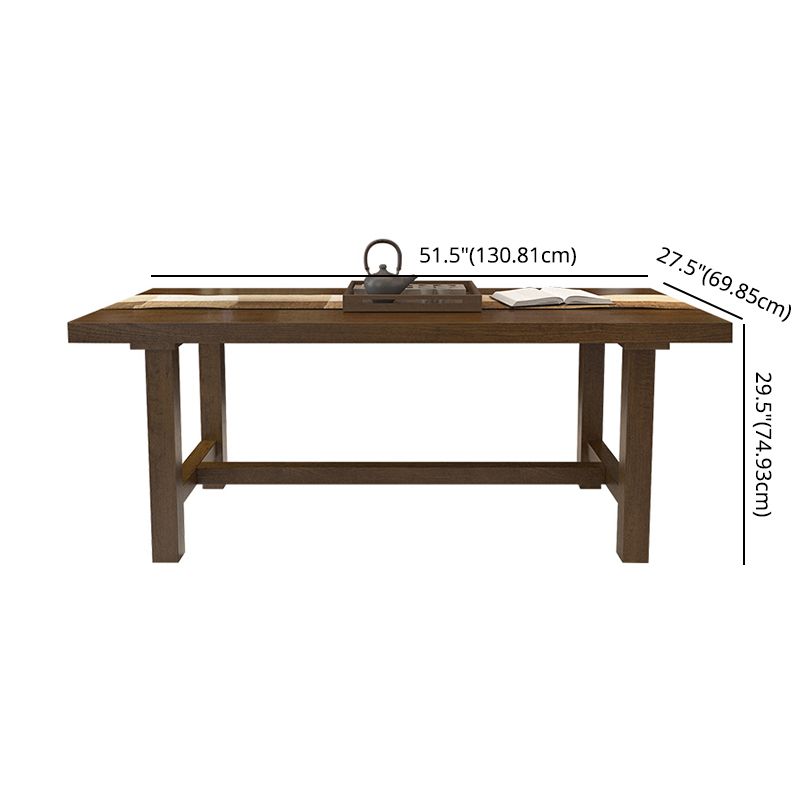 Farmhouse Style Kitchen Sintered Stone Furniture of Standard Height Formal Dining Room Table Set