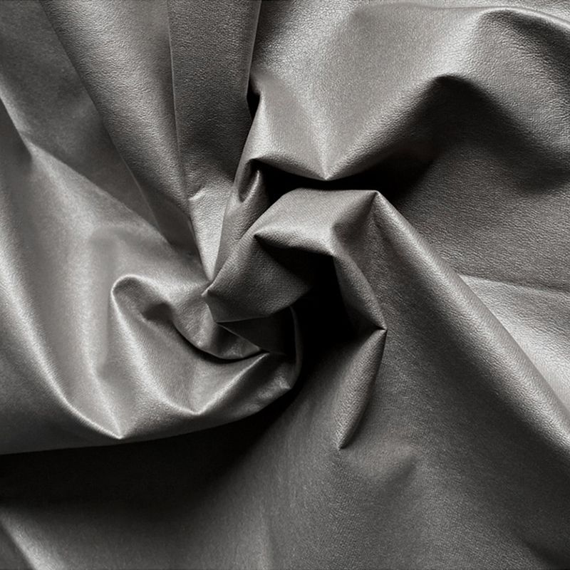 Contemporary Right Hand Facing Sectional Faux Leather Corner Sofa with Ottoman