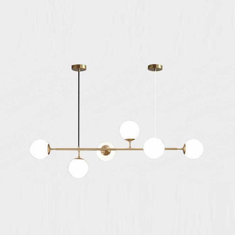 Global Island Lighting Fixture 6 Lights Modern for Dining Room