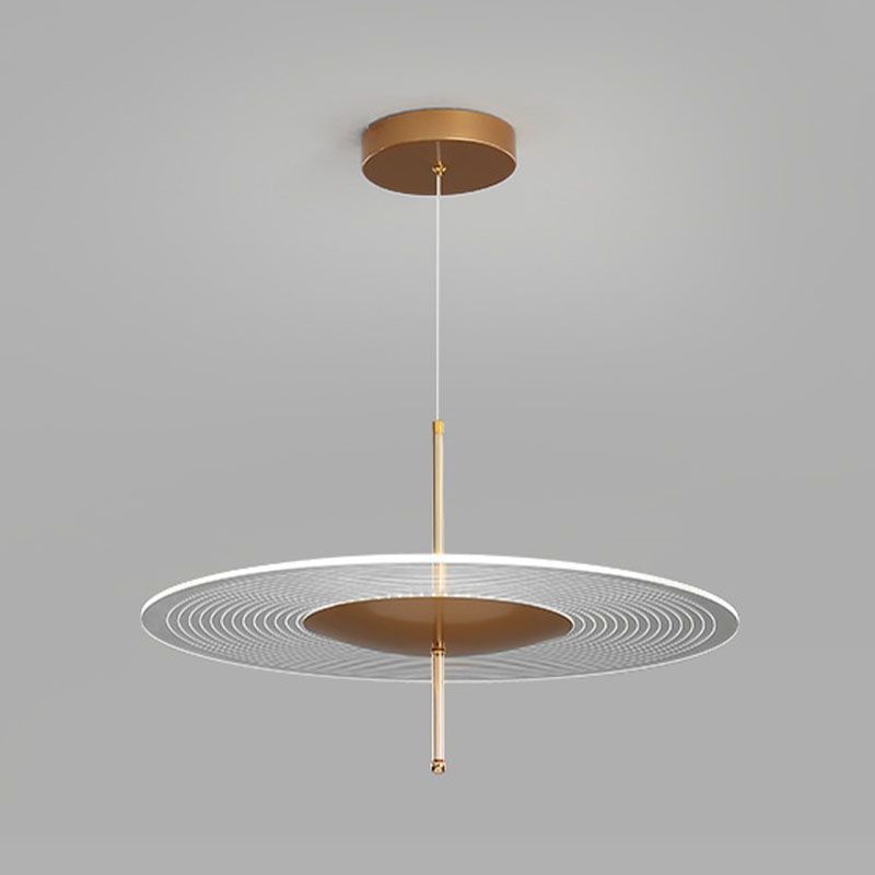 LED 1 Plat de tête Lumière Pendre moderne simple