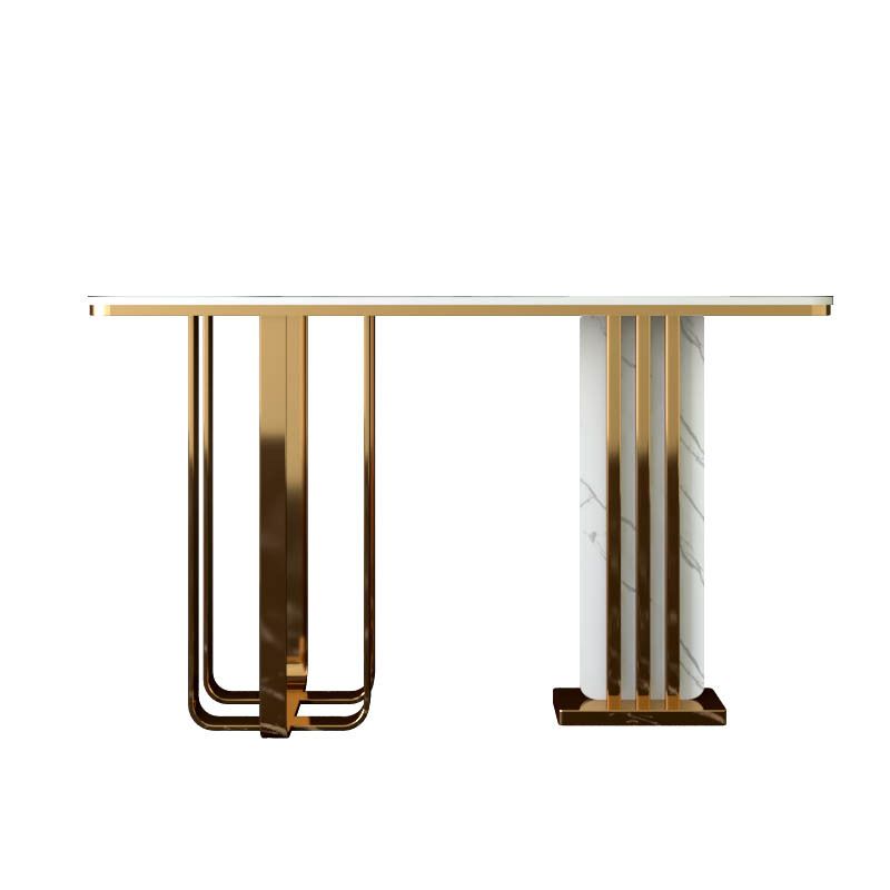 Contemporary Console Accent Table Antique Finish Sofa Console Table