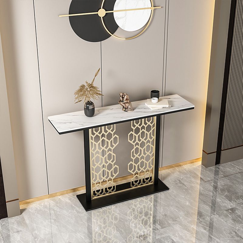 Contemporary Console Accent Table Scratch Resistant Console Sofa Table