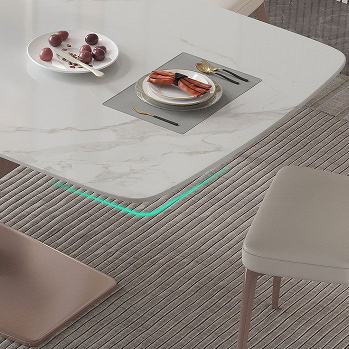 1/4/5/7 Pieces Luxury Dinette Set with Sintered Stone Table and Chairs Dining Furniture