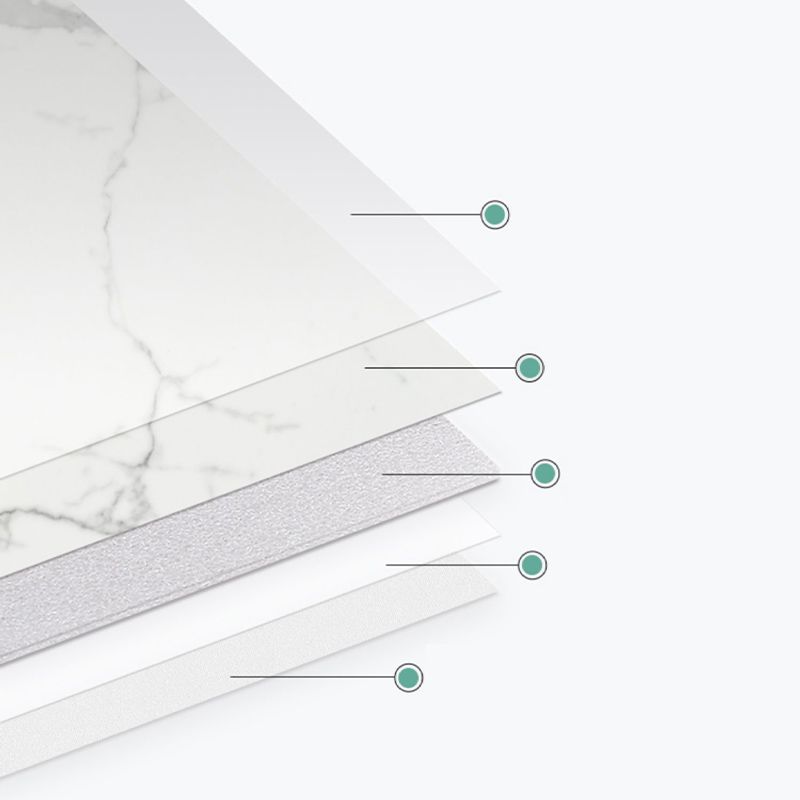 PVC Peel and Stick Backsplash Single Tile Waterproof Wallpaper