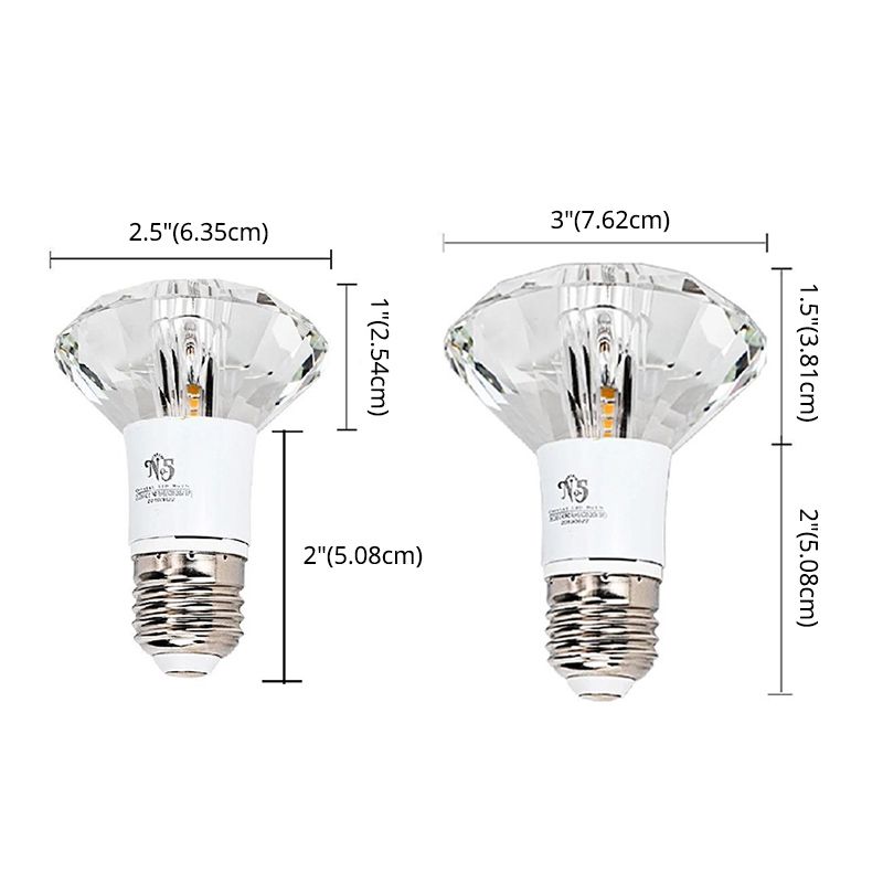 Moderne, schlichte Kristall-Deckenleuchte, rautenförmige Mini-Unterputzleuchte mit Metallbaldachin für Flur, Gang