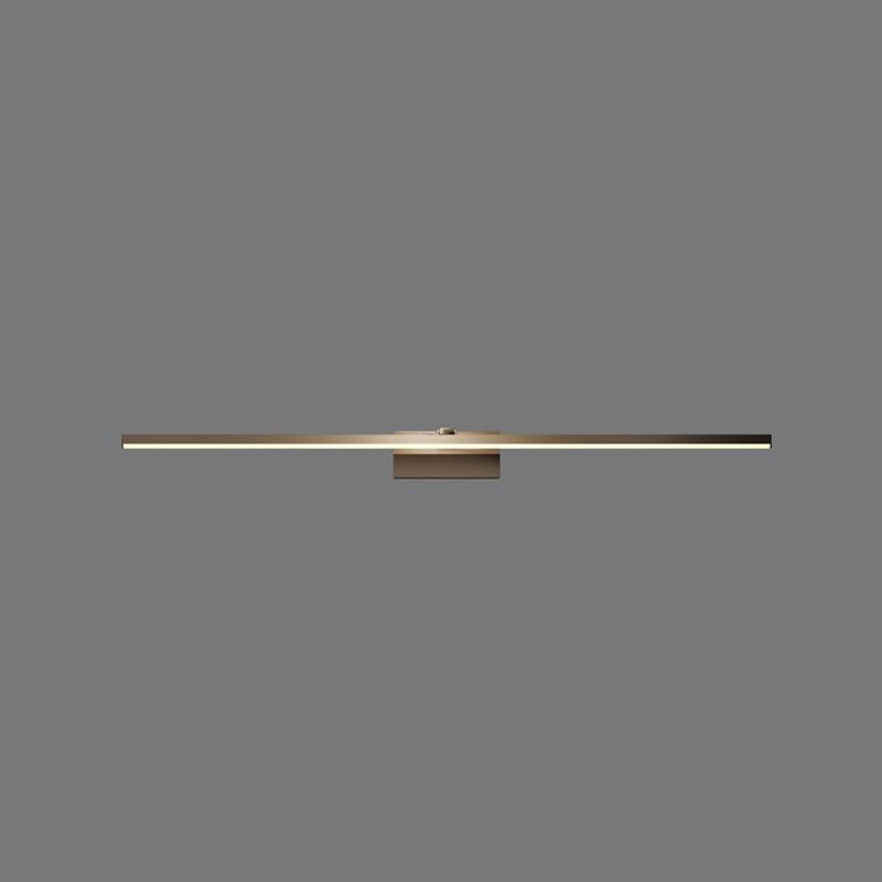 1 Light Linear Vanity Lighting Fixtures Modern Style Metal Vanity Mirror Lights