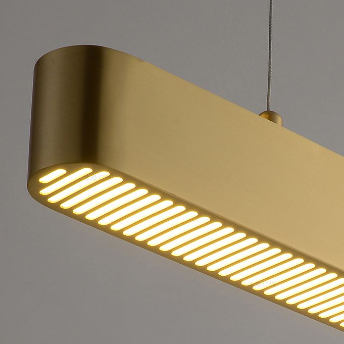 Estilo moderno lineal colgante de metal ligero liviano