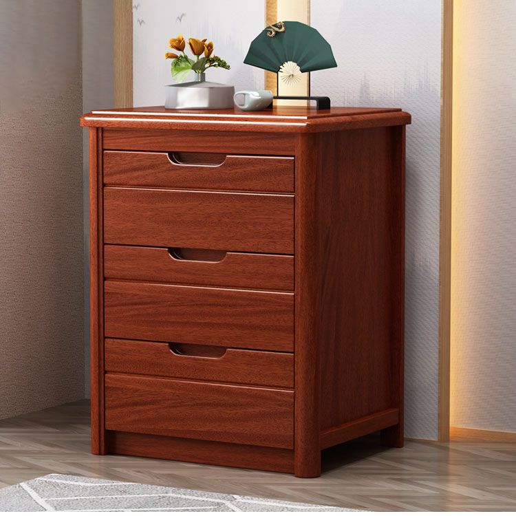 16" W Wooden Lingerie Chest Traditional Storage Chest with 3 / 4 /5 Drawers