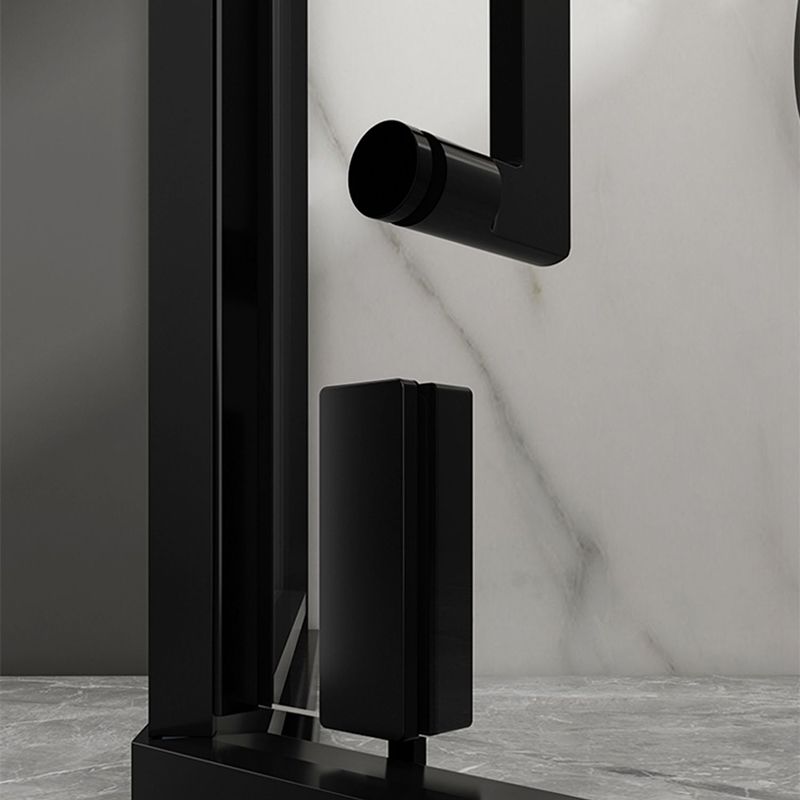 Tempered Shower Bath Door Transparent Metal Framed Shower Door