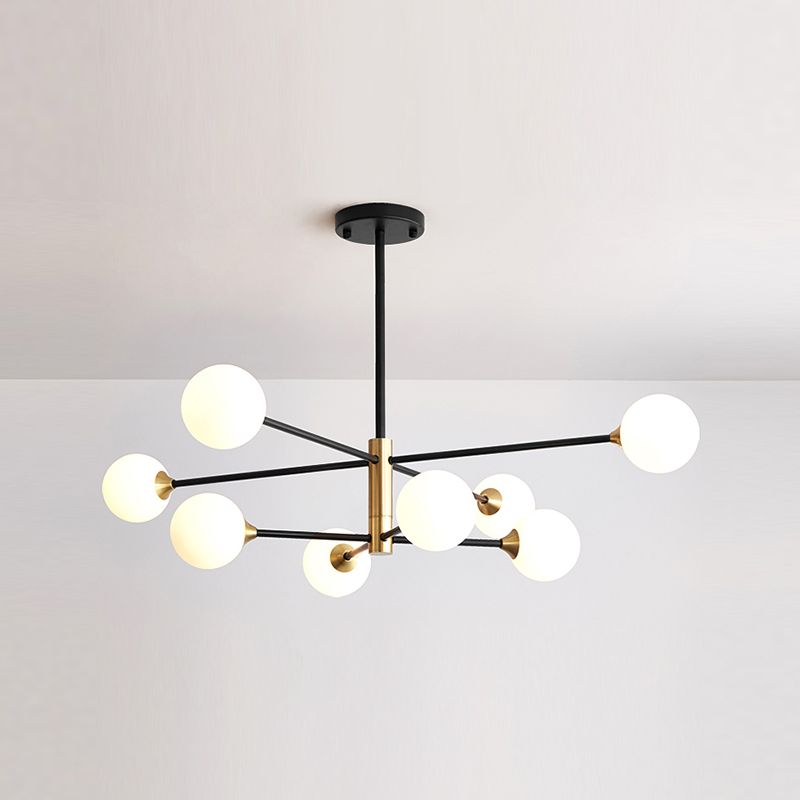 Luminaires de pendentif métallique de forme sphérique