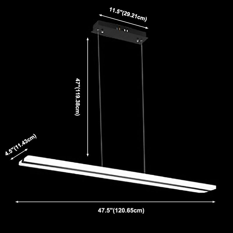 LED RECTANGE FORME LAMPE PROSIBLE MODER