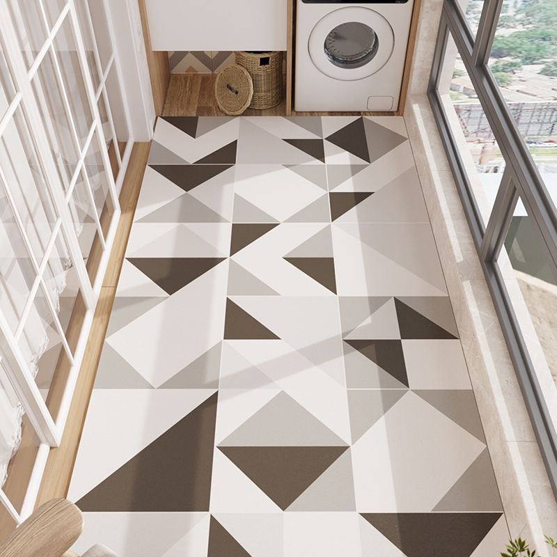 Casual Geometric Pattern Carpet Polyester Rug Stain Resistant Indoor Rug for Home Decoration