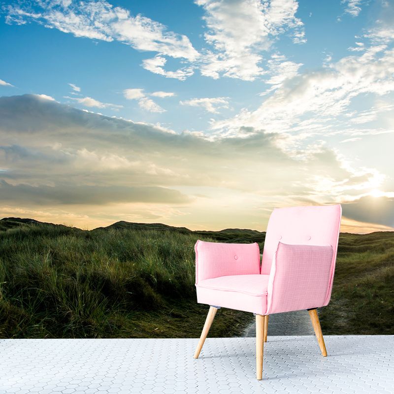 Cloudscape Mural Decal for Wall Contemporary Sitting Room Mural Wall Art