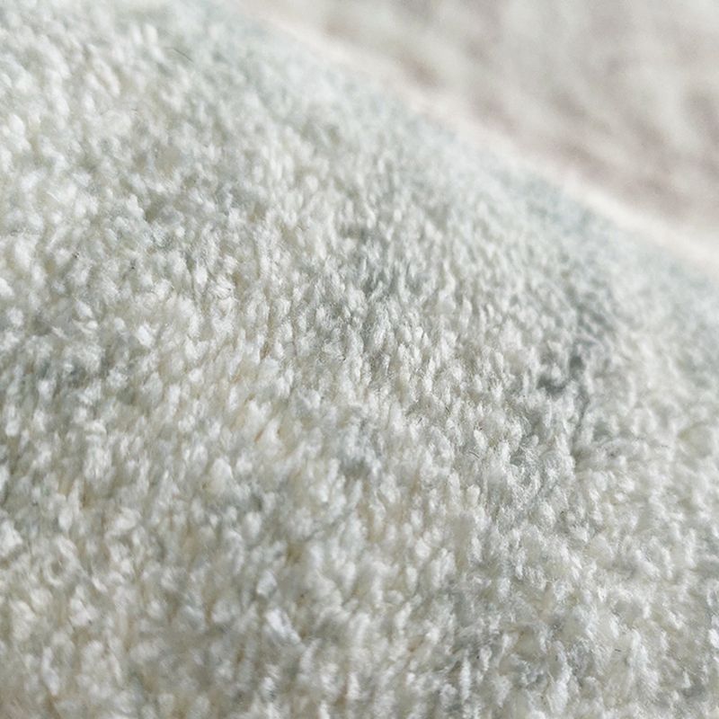 Fancy Modern Rug Grey Polyester Area Rug Geometric Print Anti-Slip Rug for Drawing Room