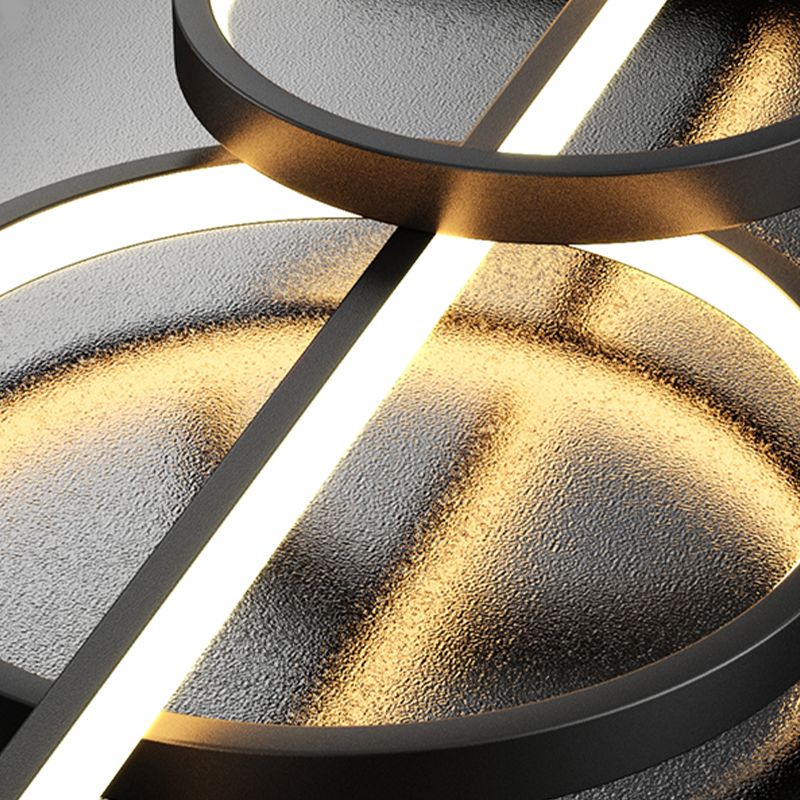 Multi lumières cylindriques suspendues îlot d'éclairage de style métal moderne