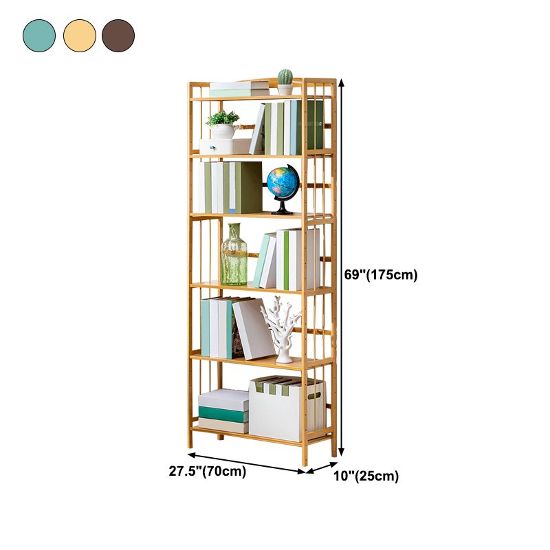 Rectangle Wooden Bookshelf Modern Style Home Office Bookcase