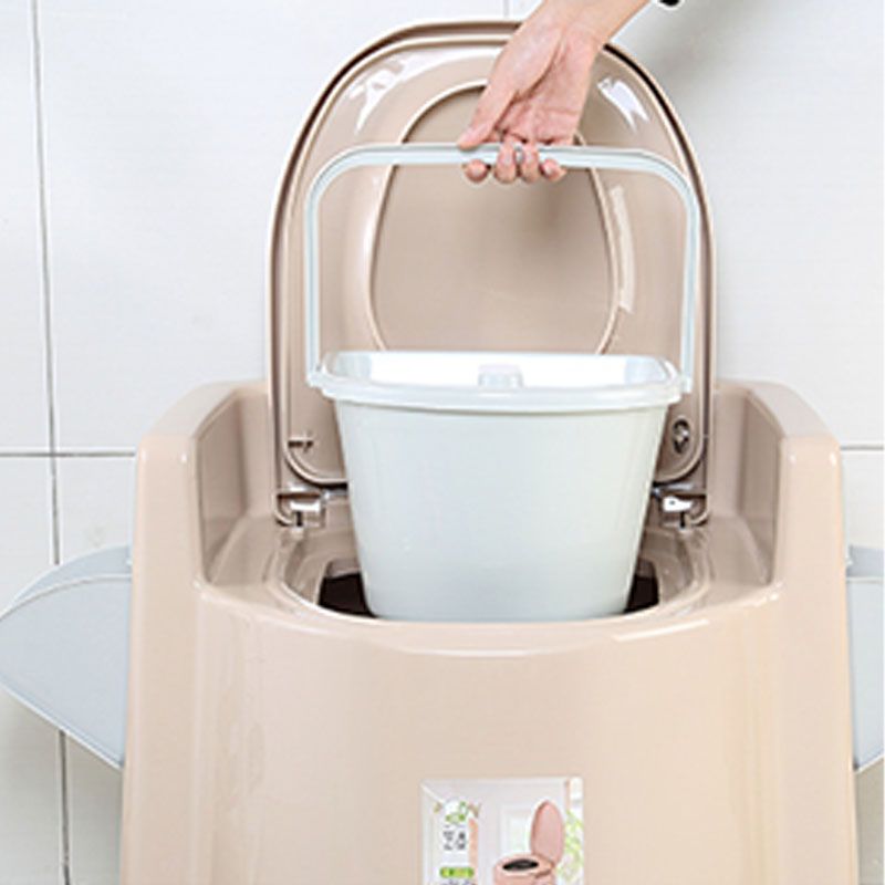 Contemporary Plastic Toilet Floor Mounted Toilet Bowl for Washroom