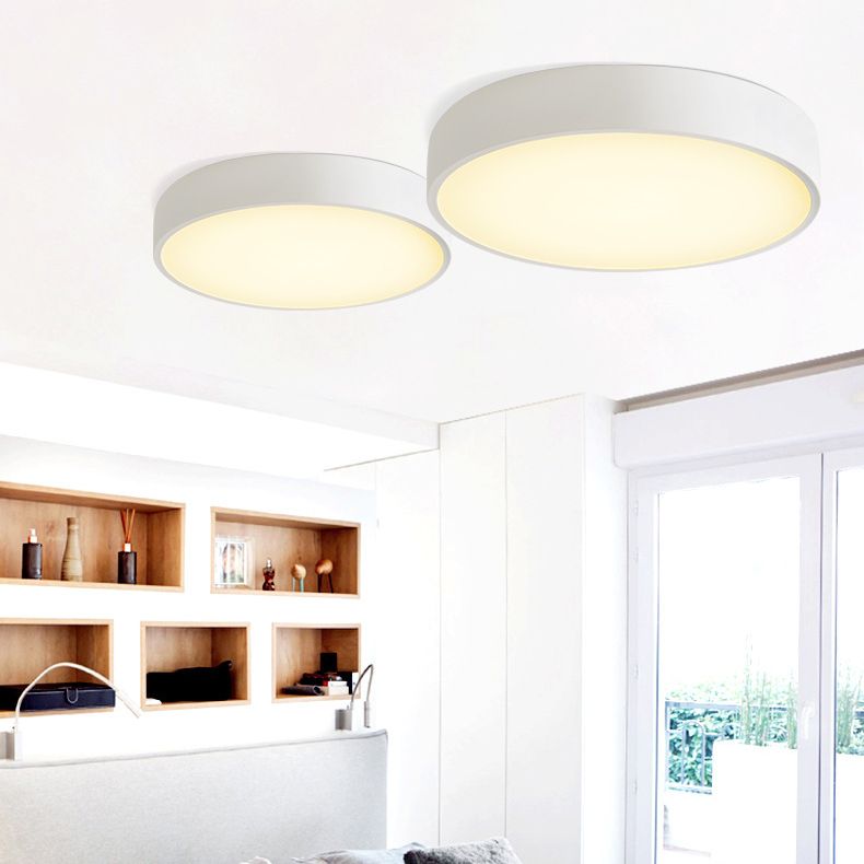 Ronde inbouwverlichting 1-lichts aluminium minimalistische inbouwplafondverlichtingsarmaturen