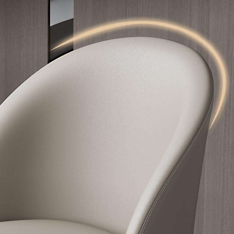 Modern Armless Dining Chairs Black Solid Wood and Metal Frame Side Chair