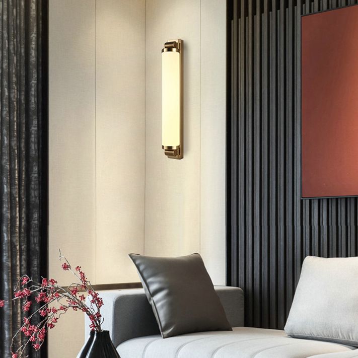 Moderner Stil Metall Wandleuchte geometrische einzelne leichte LED -Wandleuchten für Schlafzimmer