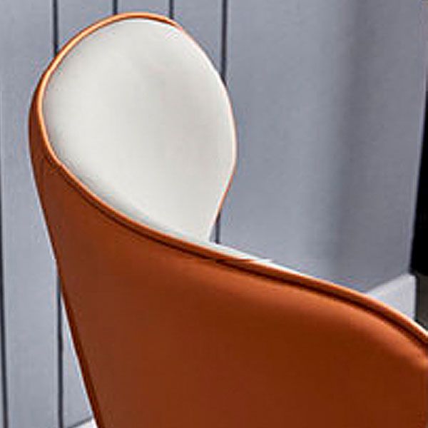 Sedie da pranzo in stile moderno sedie a bracciole con gambe in metallo per cucina