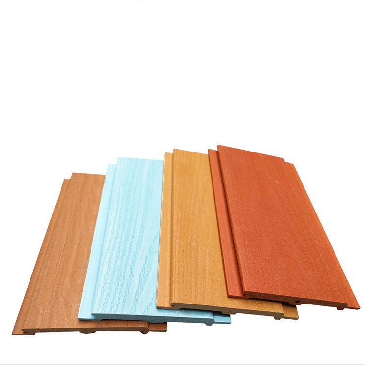 Wood Wall Ceiling Fireproof Water Resistant Textured Shiplap Wall Ceiling