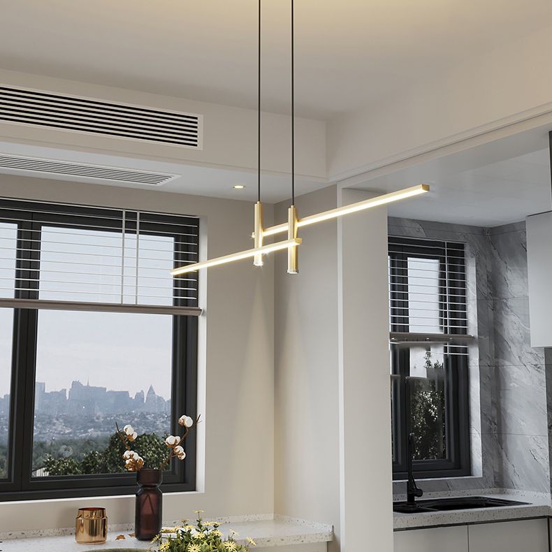 Moderno Simple LED Island Light Comedor accesorio de lámpara colgante