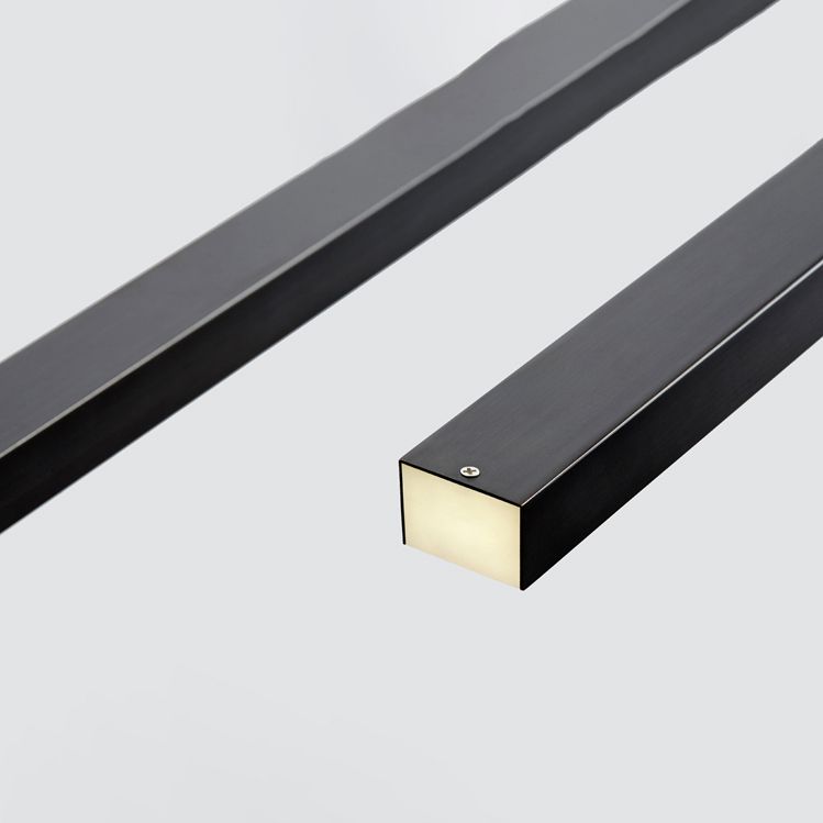 Zeitgenössische Küche Anhänger Leichtes lineares Metall 1 Light Island Lighting Idee