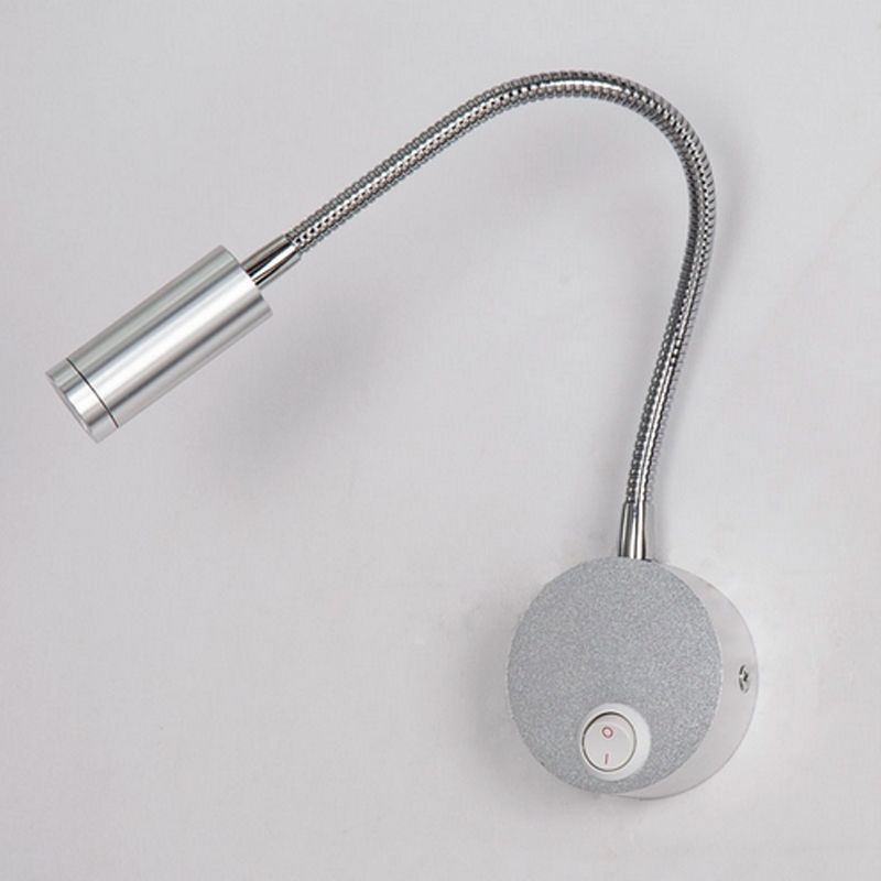 Moderner Stil Geometrischer Wandmontagelampe Metall 1 Leichte Leseblampe