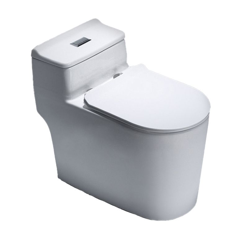 Modern One Piece Toilet Bowl Floor Mount Flush Toilet with Seat