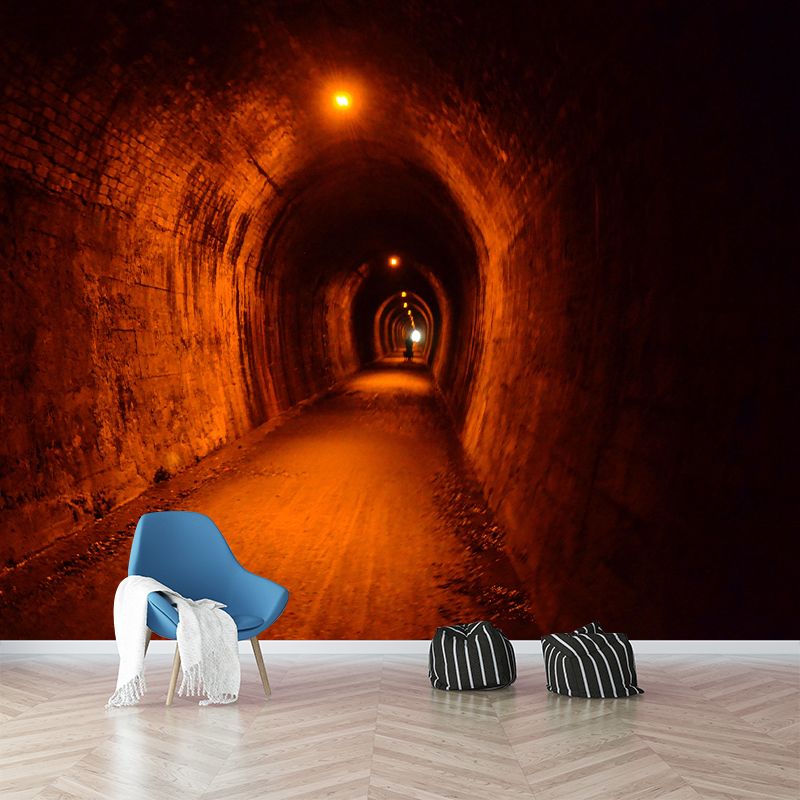 Space Extension Mural Wallpaper Mildew Resistant Wall Covering for Bedroom