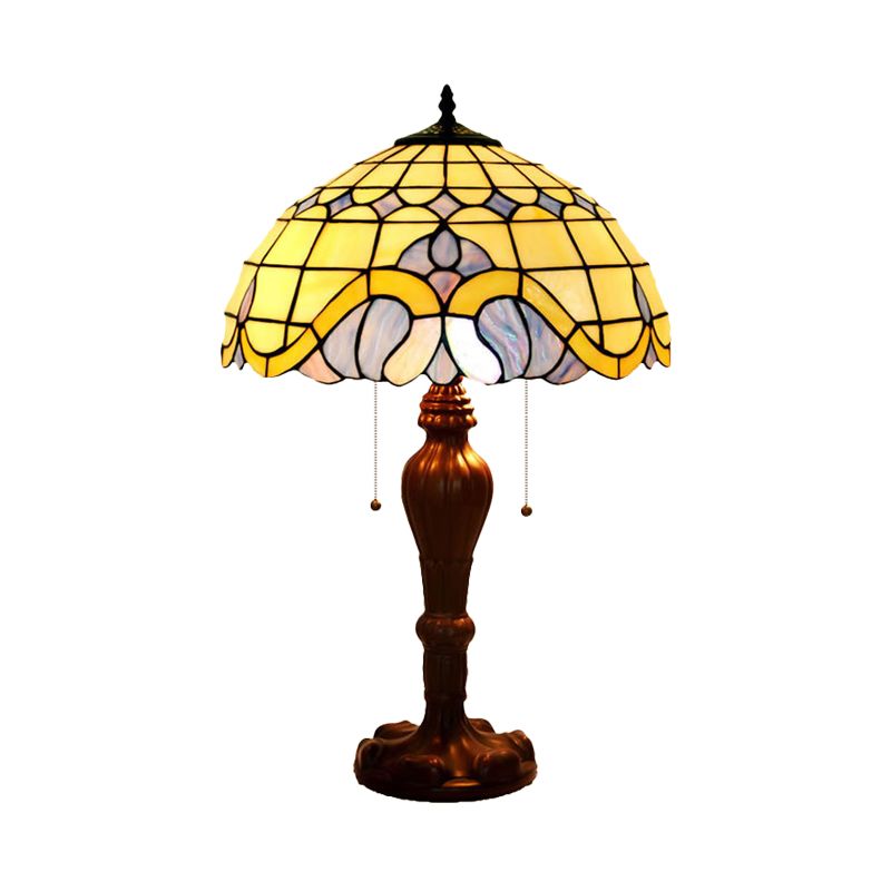 Table de la chaîne de traction baroque bol clair