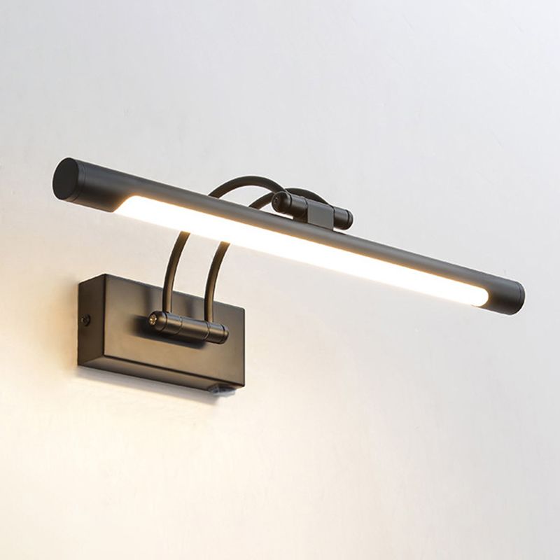 Modern Minimalist Style Cylindrical Vanity Wall Light Fixtures Metal Vanity Lights for Toilet