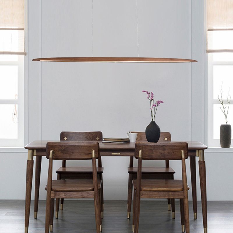 Modern Single Brown/Beige Kitchen Island Lighting LED Island Pendant Lighting
