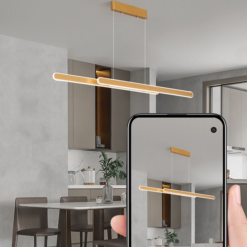 Linearinselanhänger führte die nordische moderne Deckenpendelleuchte für Büro