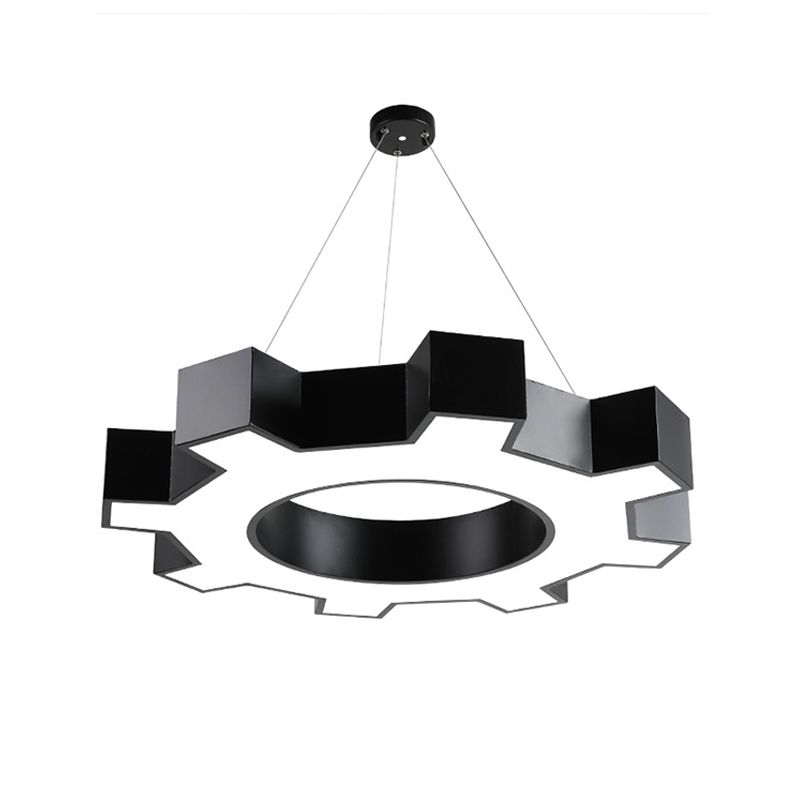 Contemporary Gear Hanging Light Simple Pendant Lighting Fixture for Office
