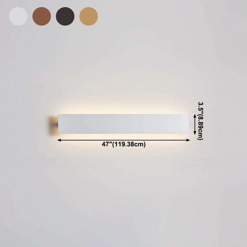Lineare Form Metallwand Licht moderner Stil Einmals Wandmontage Leuchte